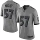 Men's Nike Baltimore Ravens #57 C.J. Mosley Gray  Gridiron Gray Limited Jersey