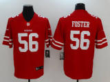 Nike San Francisco 49ers 56 Foster Red Vapor Untouchable Limited Jersey