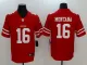 Nike San Francisco 49ers 16 Montana Red Vapor Untouchable Limited Jersey