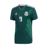 Mexico #9 R. Jiminez Green 2018 World Cup Jesrey