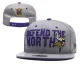 2018 Minnesota Vikings Draft Grey Snapbacks