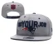 2018 New England Patriots Draft Grey Snapbacks