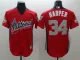 MLB Nationals 34 Bryce Harper Red 2018 All-Star Game National League Men Jersey