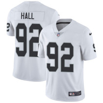 Oakland Raiders #92 P.J. Hall  Nike Vapor Untouchable Limited NFL White Jersey