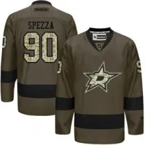 NHL Stars 90 Jason Spezza Green Salute to Service Men Jersey