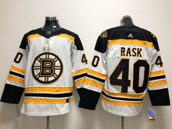 2018 Adidas NHL Boston bruins #40 Rask White jersey