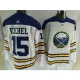 NHL Sabres 15 Jack Eichel White Adidas Men Jersey