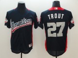 MLB Angels 27 Mike Trout Navy 2018 All-Star Game American League Men Jersey