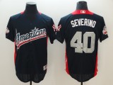 MLB Yankee 40 Luis Severino Navy 2018 All-Star Game American League Men Jersey