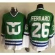 NHL Whalers 26 Ray Ferraro Green CCM Throwback Men Jersey