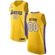 Los Angeles Lakers Customized NBA Yellow Nike Jersey
