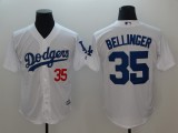 Los Angeles Dodgers #35 Men's Cody Bellinger White Game Jersey