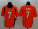 Denver Broncos 7John Elway Nike Orange Vapor Untouchable Limited Player Jersey