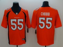 Nike Broncos #55 Bradley Chubb Orange Team Color Men's Stitched NFL Vapor Untouchable Limited Jersey