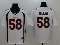 Denver Broncos 58 Von Miller Nike White Vapor Untouchable Limited Player Jersey