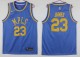 NBA Los Angeles Lakers #23 LeBron James 2018 Blue Men's Jersey