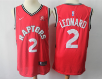 NBA Raptors 2 Kawhi Leonard Red Nike Men Jersey