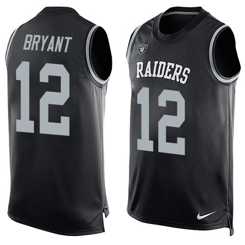 NFL Oakland Raiders #12 Martavis Bryant Black Limited Tank Top Jersey