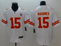 Nike Kansas City Chiefs #15 Patrick Mahomes II White Vapor Untouchable Limited Men Jersey