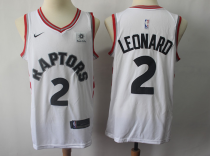 NBA Raptors 2 Kawhi Leonard White Nike Men Jersey