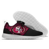 Men and women San Francisco 49ers Roshe style Lightweight Running shoes.