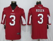 NFL Arizona Cardinals #3 Rosen Red Vapor Untouchable Limited Jersey