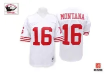 Joe Montana White 49ers Throwback Jersey
