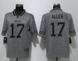 New Nike Buffalo Bills 17 Allen Gray 2017 Vapor Untouchable Men's Stitched Gridiron Gray Limited