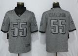 New Nike Philadelphia Eagles 55 Graham Gray 2017 Vapor Untouchable Men's Stitched Gridiron Gray Limited