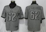 New Nike Philadelphia Eagles 62 Kelce Gray 2017 Vapor Untouchable Men's Stitched Gridiron Gray Limited