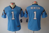 Newton Jersey: Women #1 Carolina Panthers Jersey in Blue