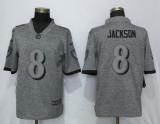 New Nike Baltimore Ravens 8 Jackson Gray 2017 Vapor Untouchable Men's Stitched Gridiron Gray Limited