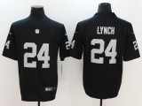 Mens NFL Oakland Raiders #24 Lynch Black Vapor Limited Jersey