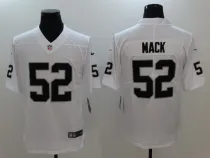 Mens NFL Oakland Raiders #52 Mack White Vapor Limited Jersey