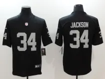 Men's Oakland Raiders #34 Bo Jackson Vapor Untouchable Black Limited Jersey