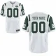 Men's Nike New York Jets Customized Elite White NFL Jersey