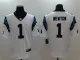 Nike Carolina Panthers 1 Newton White Vapor Untouchable Limited Jersey