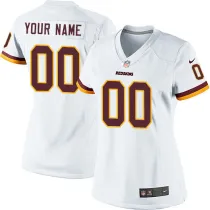 Womens Washington Redskins Nike White Custom Game Jersey