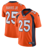 NFL Denver Broncos #25 Chris Harris Jr Orange Vapor Untouchable Limited Jersey