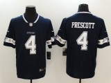 Mens NFL Dallas Cowboys #4 Prescott Blue Vapor Limited Jersey