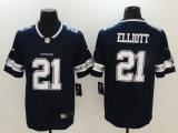 Mens NFL Dallas Cowboys #21 Elliott Blue Vapor Limited Jersey