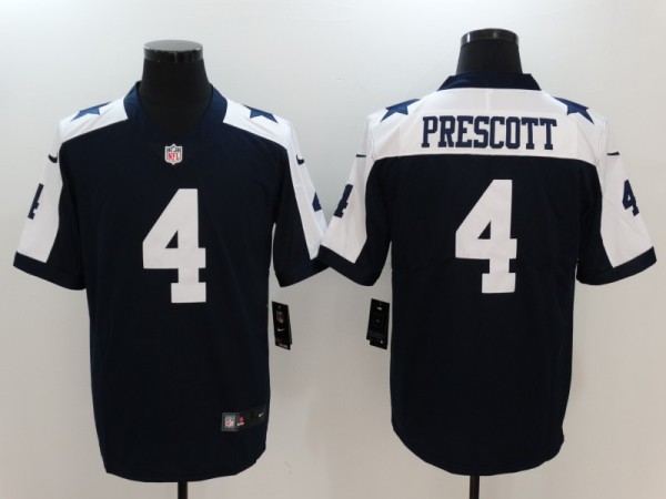 US$ 23.00 - Mens NFL Dallas Cowboys #4 Prescott Blue Vapor Limited ...