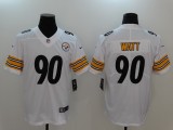 Mens NFL Pittsburgh Steelers #90 Watt White Vapor Untouchable Limited Jersey