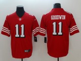 Men's San Francisco 49ers Goodwin Nike Red Color Rush Vapor Untouchable Limited Player Jersey