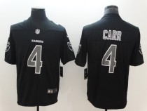 NFL 2018 Oakland Raiders 4 Carr Fashion Impact Black Color Rush Limited Jersey