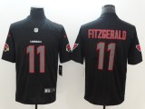 NFL 2018 Arizona Cardinals  #11 Fitzgerald Fashion Impact Black Color Rush Limited Jersey