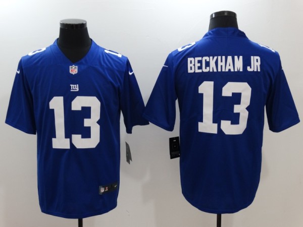 New Nike York Giants 13 Beckham jr Blue 2017 Vapor Untouchable Limited Jersey