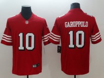 Men's San Francisco 49ers Jimmy Garoppolo Nike Red Color Rush Vapor Untouchable Limited Player Jersey