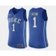 Duke Blue Devils #1 Kyrie Irving Blue Home College Basketball Jersey