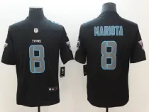 Nike 2018 Tennessee Titans #8 Mariota Fashion Impact Black Color Rush Limited Jersey